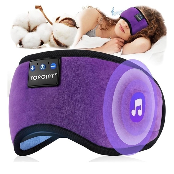Topoint Bluetooth 5.2 sleep headphones and sleep masks - Picture 7 of 8